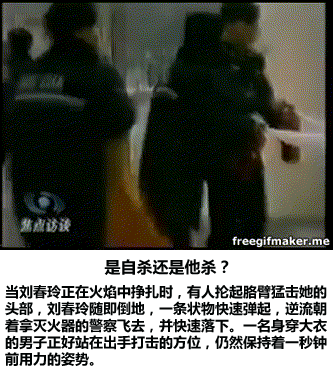 「自焚」視頻淺析